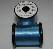 ������������� ���� Uni Floss 15 yds lt blue